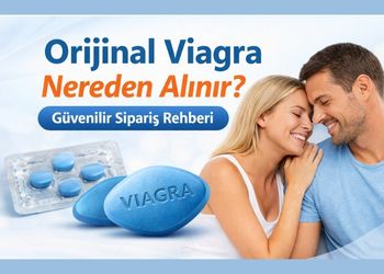 Orijinal Viagra nereden alınır güvenilir sipariş rehberi çift görseli ve Viagra tabletleri içeren blog içi banner