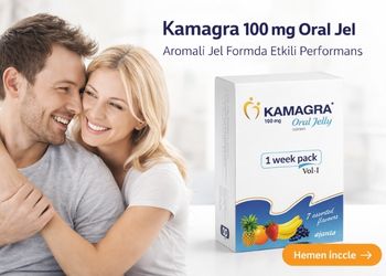 Mutlu çift ve Kamagra 100 mg oral jel 7’li paket ürün görseli performans artırıcı jel
