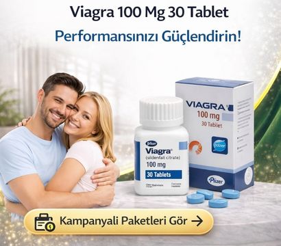Viagra 100 mg 30 tablet orijinal eczane ürünü güçlü performans artırıcı ürün